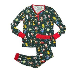 Little Sleepies DISNEY CHRISTMAS PARADE Pajamas Women's M/L* ‎ Bamboo Top&Pants